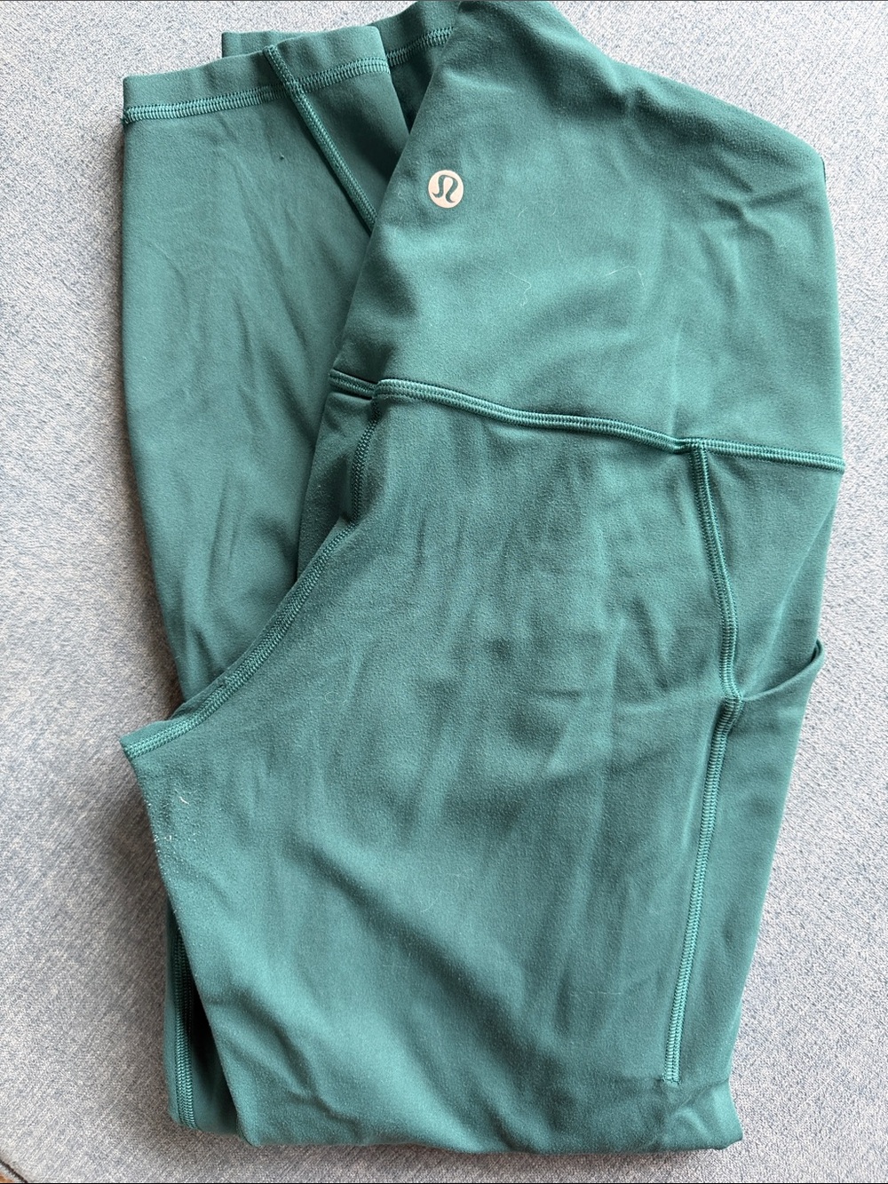 lululemon athletica Teal Green High-Rise Leggings - Picture 1 of 2